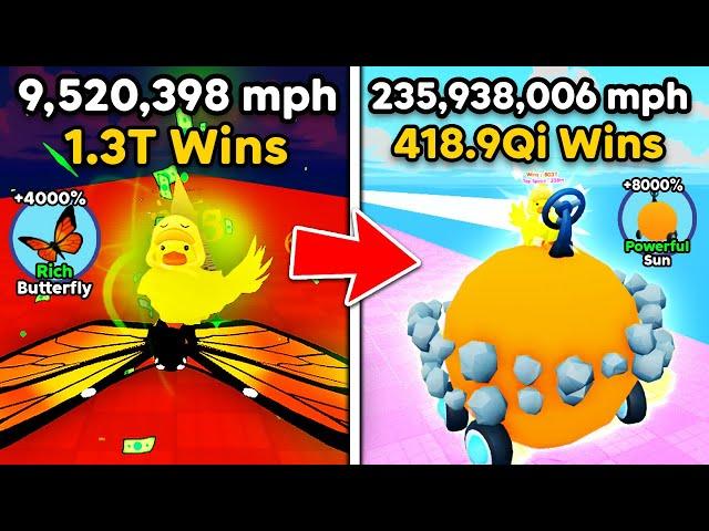 I Bought FASTEST Speedy Sun Car and Set NEW SPEED RECORD in Race Clicker! (Roblox)