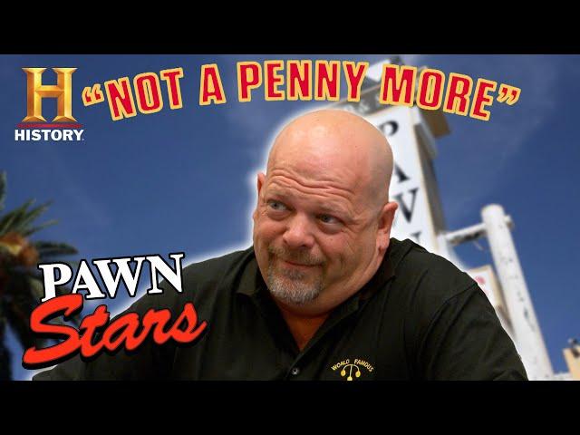 Pawn Stars: "NOT A PENNY MORE!" (9 of Rick's Toughest Negotiations) | History