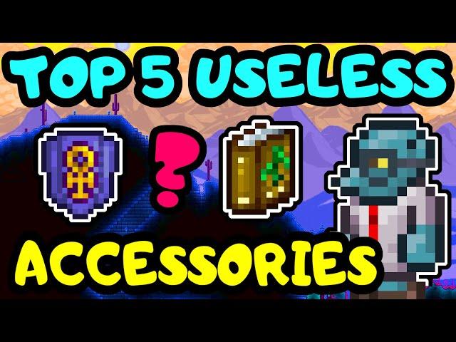 TOP 5 USELESS ACCESSORIES IN TERRARIA 1.4! Terraria 1.4 Journey's End Worst Accessory Ranking!