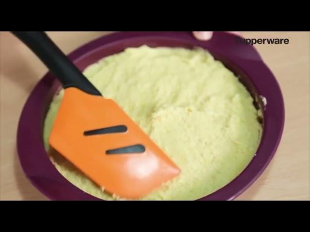 Сливочно малиновый кекс в Силиконовой форме Маленькая Принцесса Tupperware