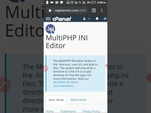 two ways to enable allow_url_fopen from cpanel