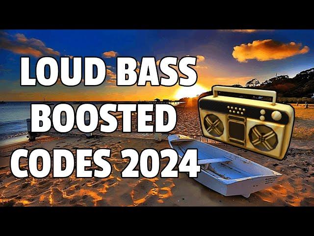 LOUD BASS BOOSTED Roblox Ids (WORKING 2024) (TESTED)