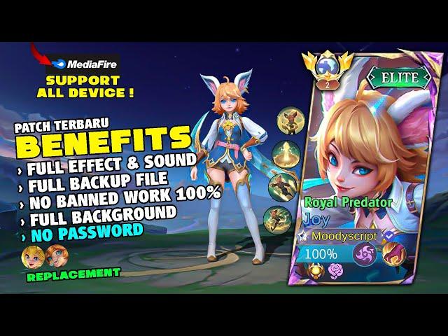 NEW! | Joy Elite Royal Predator Skin Script No Password | Full Effect & Full Sound MLBB