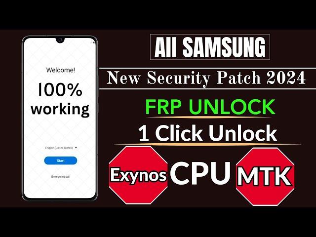 Samsung FRP Bypass/Unlock All Android 14/13/12/11 BY New Tool ONE Click Remove Latest Security Patch