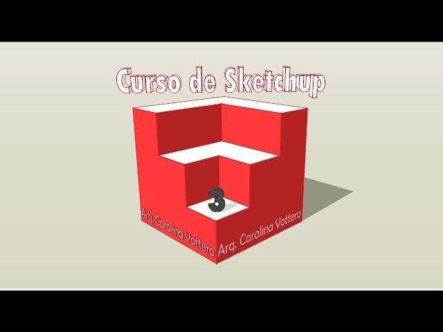 03| Curso intensivo de SKETCHUP 2013 - Herramienta Línea, División en partes e Inferencias