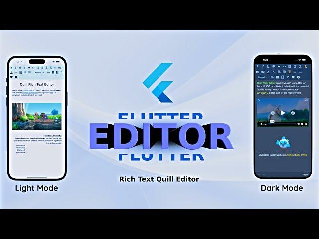 Flutter Quill - Rich Text Editor in Flutter Application 2024 #flutter #rich