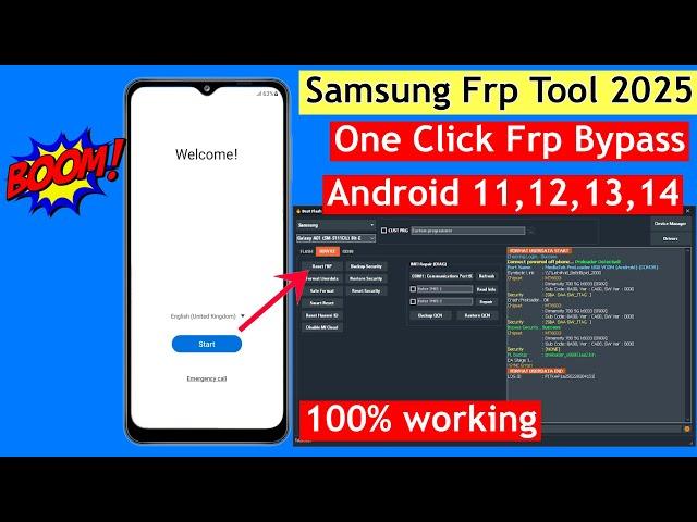 Boom! Samsung Frp Bypass Tool 2025 | Samsung Frp Unlock King Soft tool New update