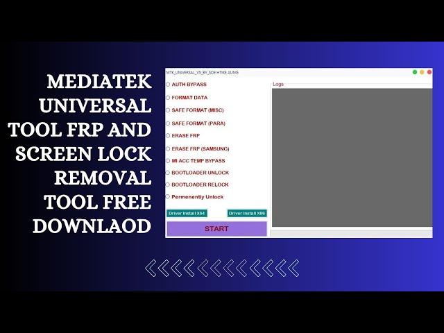 Mediatek Universal Tool Frp Unlock & Screen Lock Tool