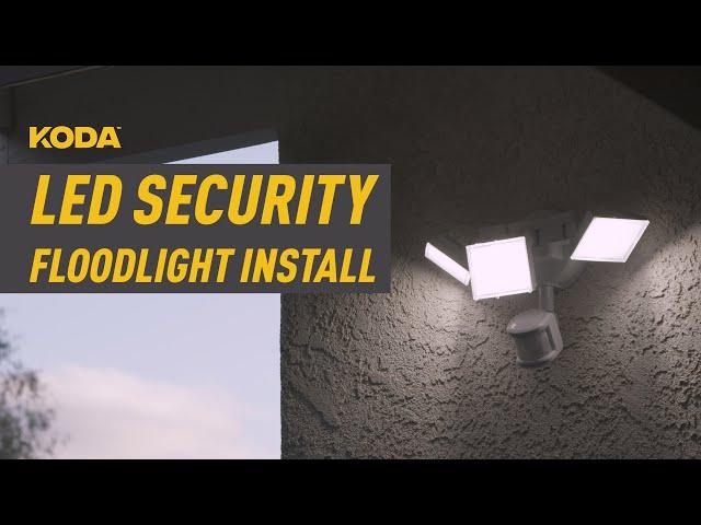 Koda Motion Activated LED Security Floodlight Installation| LM030022 |