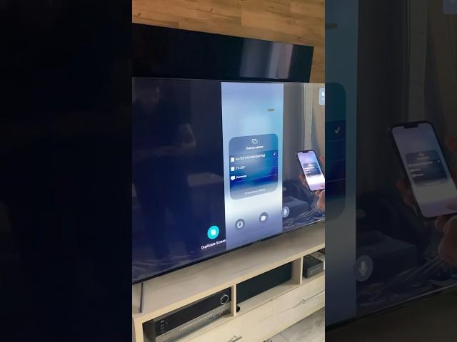 Как транслировать свой телефон на телевизор?! #airplay #airscreen #трансляция #shorts #лайфхак