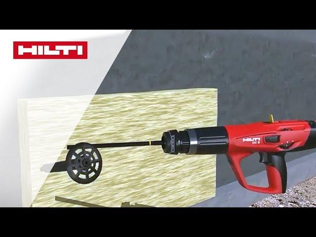 Hilti | DX 5 oraz X-IE 9 Jak wykonać mocowanie izolacji zewnętrznej piwnic?