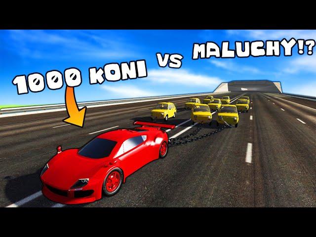 ️ NAJSILNIEJSZE AUTO KONTRA ARMIA MALUCHÓW | BEAMNG.DRIVE |