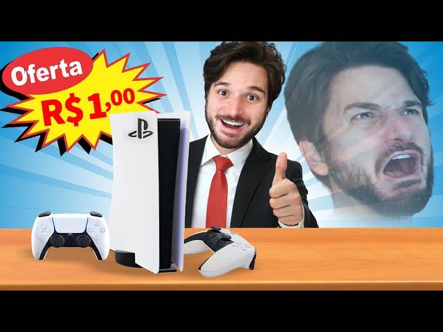 TÔ VENDENDO PLAYSTATION 4 POR 1 REAL! QUEM QUER COMPRAR?