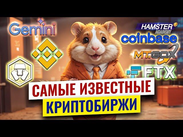 Топ-6 известных криптобирж, изменивших мир ️ Hamster Academy