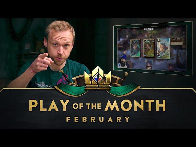 GWENT: THE WITCHER CARD GAME | Play of the Month (February 2019)