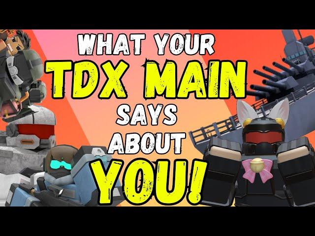 WHAT YOUR TDX TOWER SAYS ABOUT YOU! [Roblox Tower Defense X]