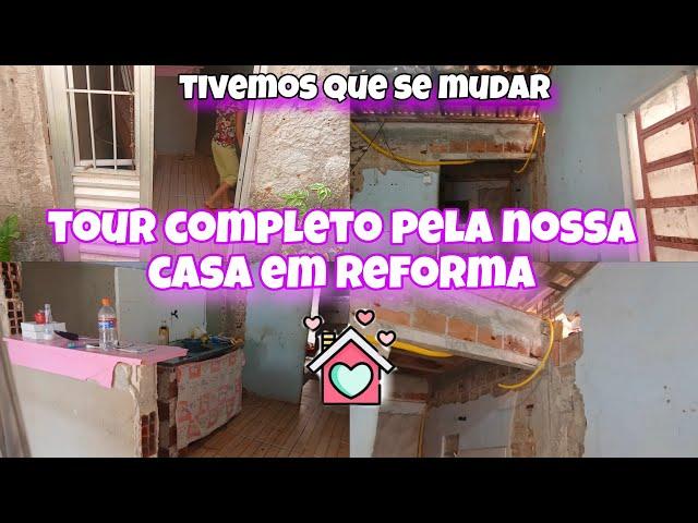 TOUR COMPLETO PELA NOSSA CASINHA VAZIA EM REFORMA/FOMOS PRO ALUGUEL. #tour #viralvideo