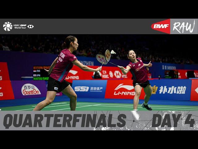 LI-NING China Masters 2024 | Day 4 | Court 3 | Quarterfinals | Session 2