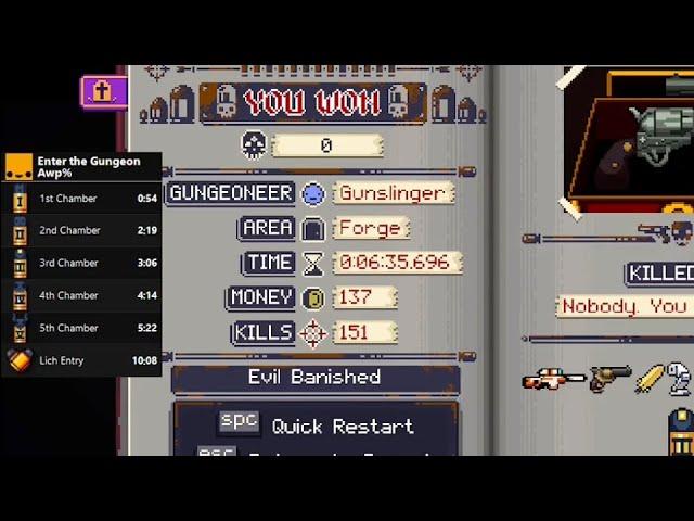 EtG Speedrun Any% (06:35) [WR]