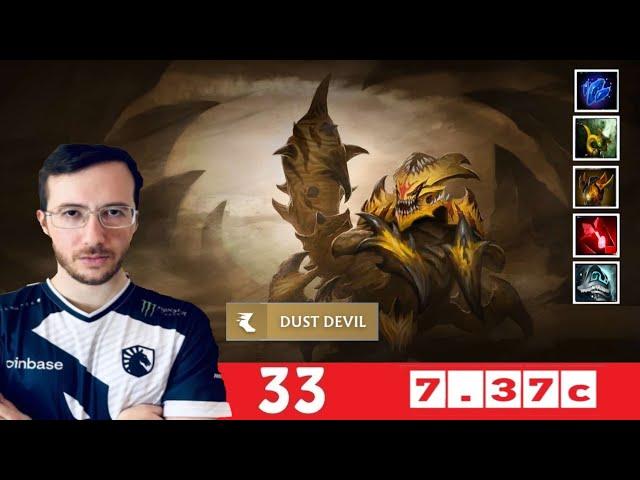 [DOTA 2] Liquid.33 the SAND KING [OFFLANE] [7.37c]