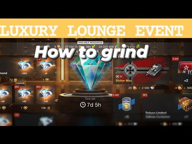 Luxury Lounge Event | How to get the rewards?  WOTB  WOTBLITZ