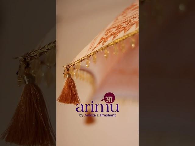 ARIMU Wedding Umbrella.#arimu #arimubyankitaprashant #arimuumbrella #arimuweddingumbrella