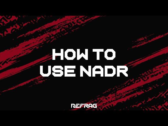 How to use Refrag's NADR - Counter-strike 2 Training Tool