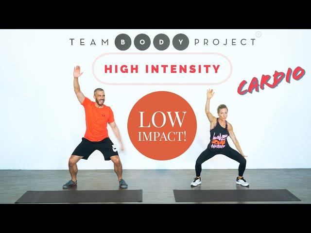 Low impact, high intensity, NO equipment - cardio workout