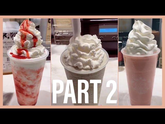 Making Starbucks drinks (Part 2) || Tiktok compilation