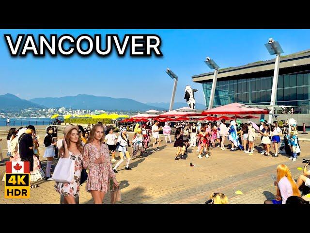 ️  Downtown Vancouver BC, Canada. Sunny Day - Vancouver Last Days of Summer Sep, 2024  [4K HDR]