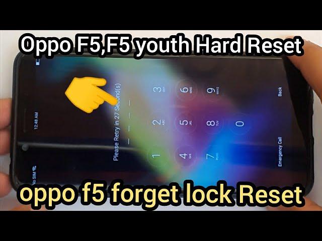 Oppo F5,F5 youth Hard Reset forget pattern and password lock how to remove with eft pro