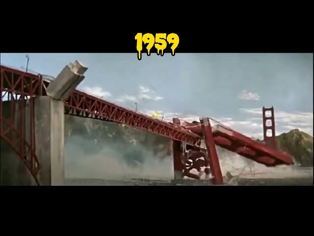 Evolution Of Golden Gate Bridge Destruction #shorts #evolution #goldengatebridge