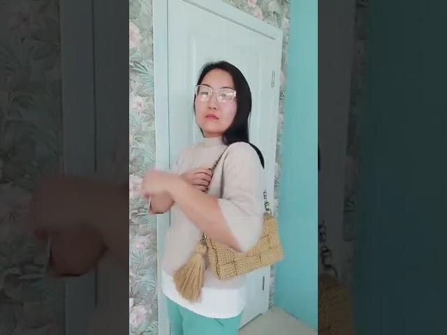 Сумочка Тесси по моему видео мастер-классу/ Crochet Tessie handbag by my  video tutorial