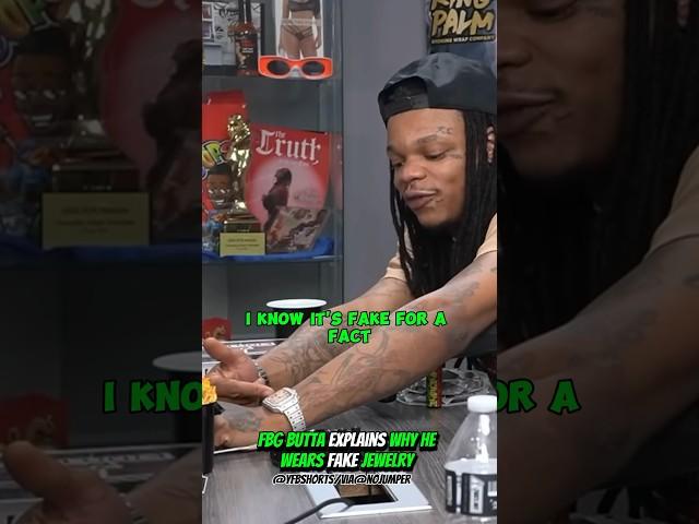 Fbg Butta Explains Why He Wears Fake Jewelry  @NoJumper #butta