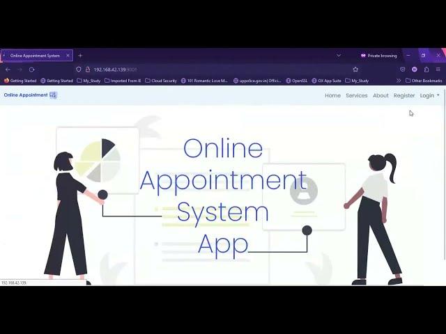 Online Appointment Management App | Laravel 10 & MySQL Database