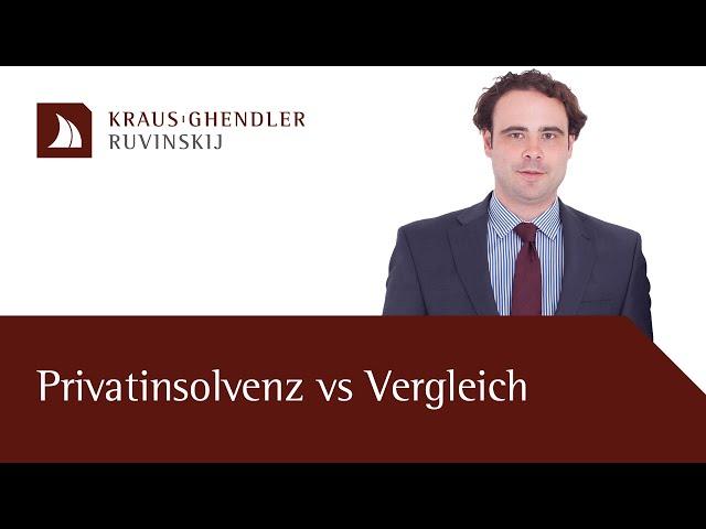 3-Jahre Privatinsolvenz vs Vergleich. Was ist besser?