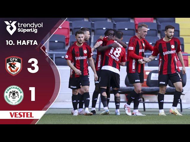 Vestel | Gaziantep FK (3-1) Konyaspor - Highlights/Özet | Trendyol Süper Lig - 2024/25