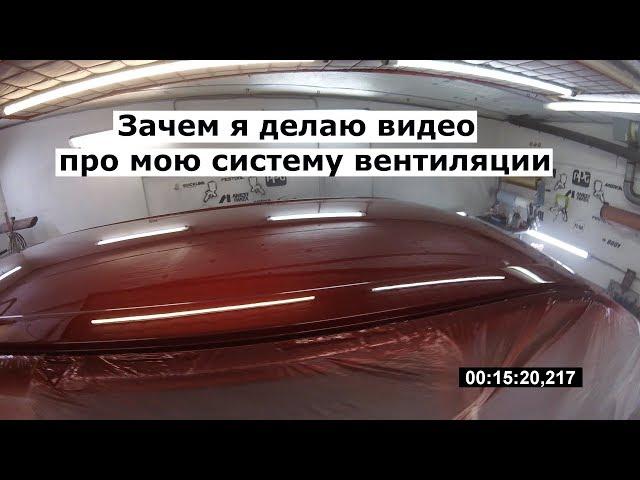 Моя система вентиляции в работе