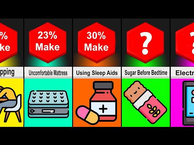 Comparison: Sleep Mistakes You Didn't Know You Make