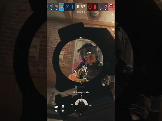 can't touch this! 1v3 clutch #rainbowsixsiege #gaming #gameplay