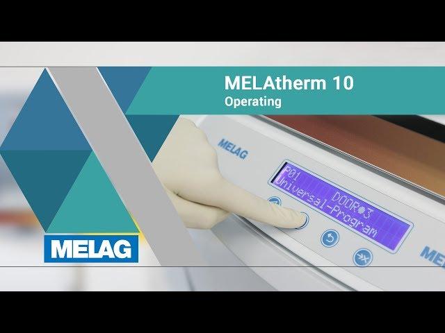 How to operate a Washer Disinfector machine | MELAG MELAtherm 10 Tutorial