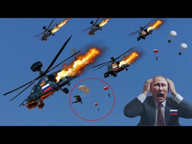 Today! Ukrainian supersonic missiles managed to shoot down 14 Russian Ka-52 combat helicopters in Lv