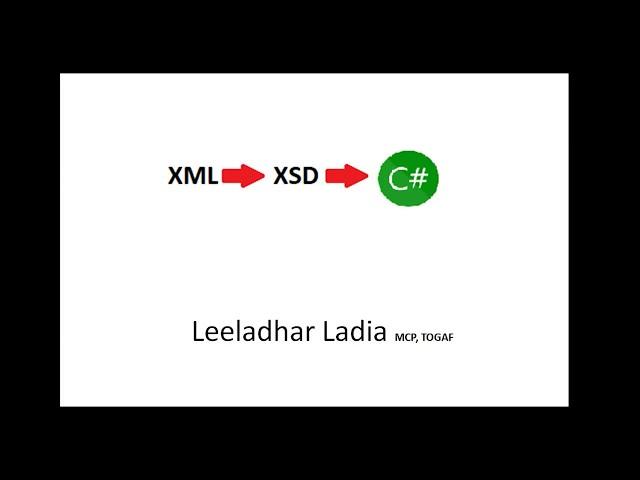 Generate XML to XSD  and XSD to C# class