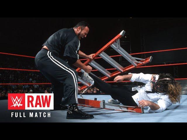 FULL MATCH: Mankind vs. The Rock — WWE Title Ladder Match: Raw, Feb. 15, 1999