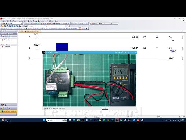 Cara menggunakan analog output pada PLC FX3U Lollette