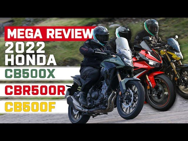 New Honda CBR500R, Honda CB500X & Honda CB500F Review (2022) | Honda CB500 Launch Ride Test 2022