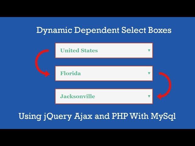 Dynamic Dependent Select Box using jQuery Ajax & PHP || php ide