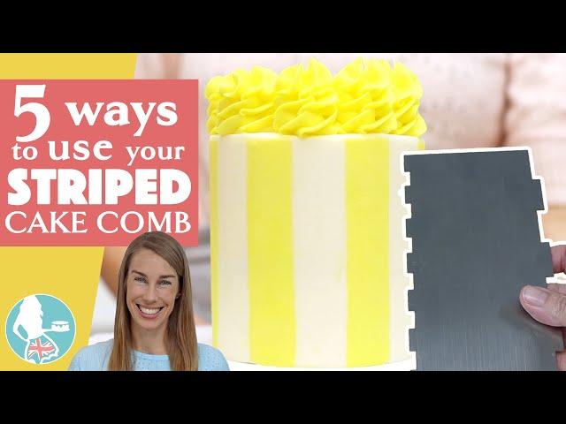 5 Ways to Use a Striped Cake Comb