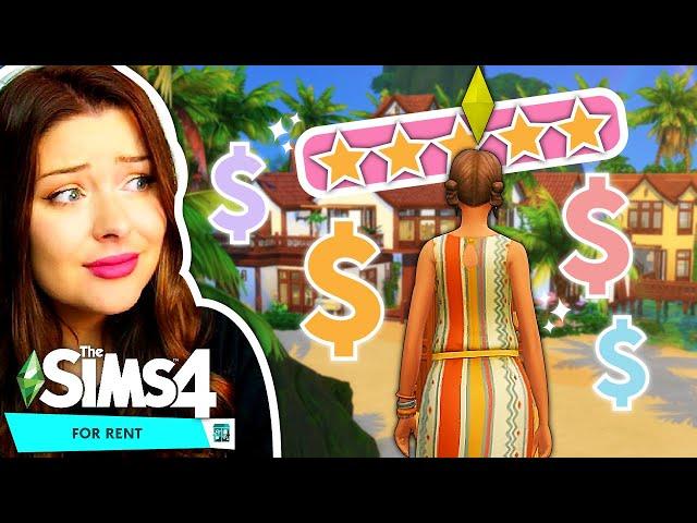 Can I Get Rich Running a 5-STAR Luxury Resort in The Sims 4 For Rent?