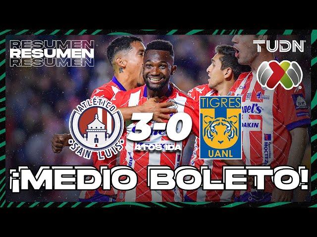 HIGHLIGHTS | Atl. San Luis 3-0 Tigres | Liga Mx-AP2024-4tos de Final-IDA | TUDN